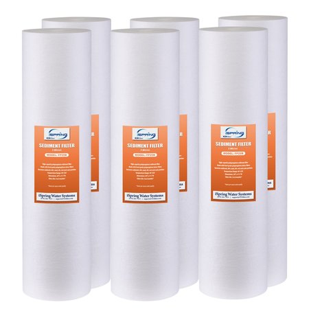 ISPRING Sediment Water Filter Replacement Cartridges 6PK FP25BX6